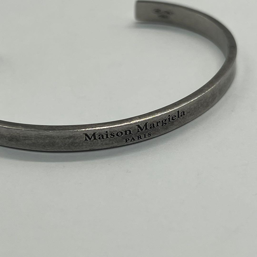 メゾン マルジェラ MAISON MARGIELA ロゴ カフ バングル SV
