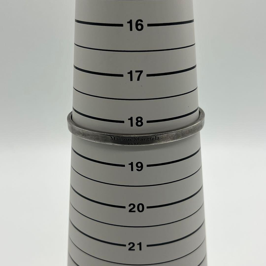 メゾン マルジェラ MAISON MARGIELA ロゴ カフ バングル SV