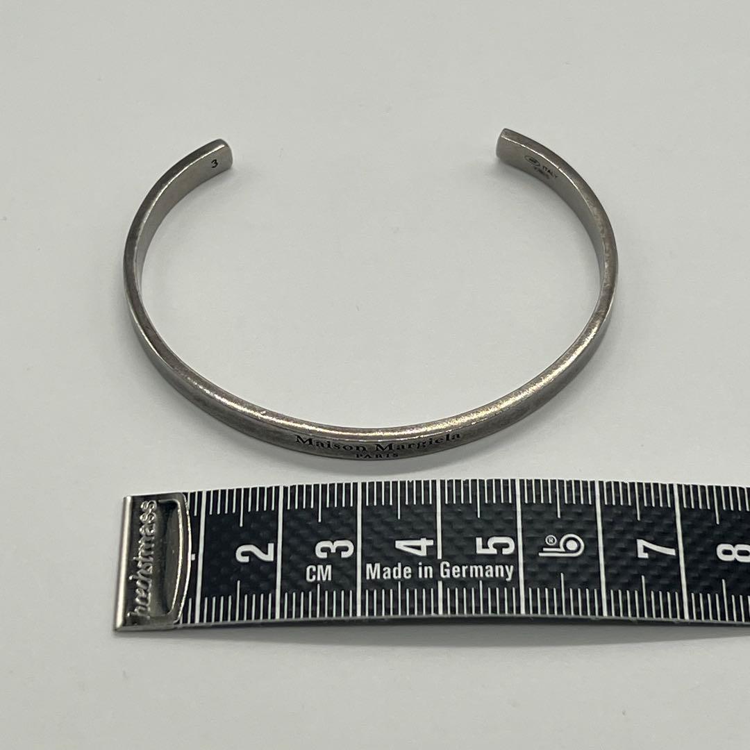 メゾン マルジェラ MAISON MARGIELA ロゴ カフ バングル SV