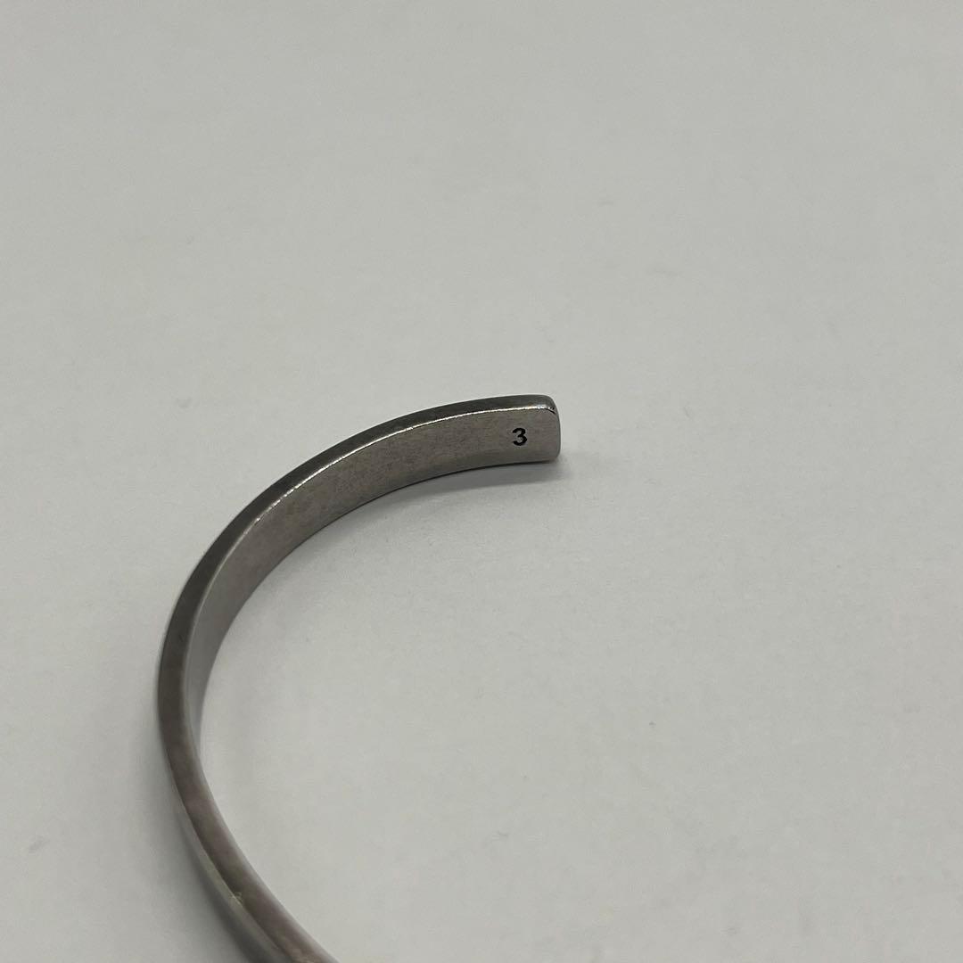 メゾン マルジェラ MAISON MARGIELA ロゴ カフ バングル SV