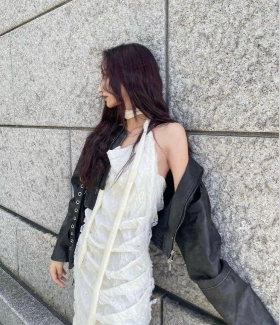 最安値！ melt the lady fake leather jacket