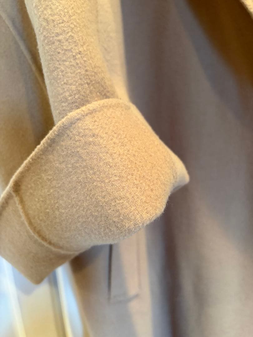 美品 HAUNT ダブルフェイスオーバーコート