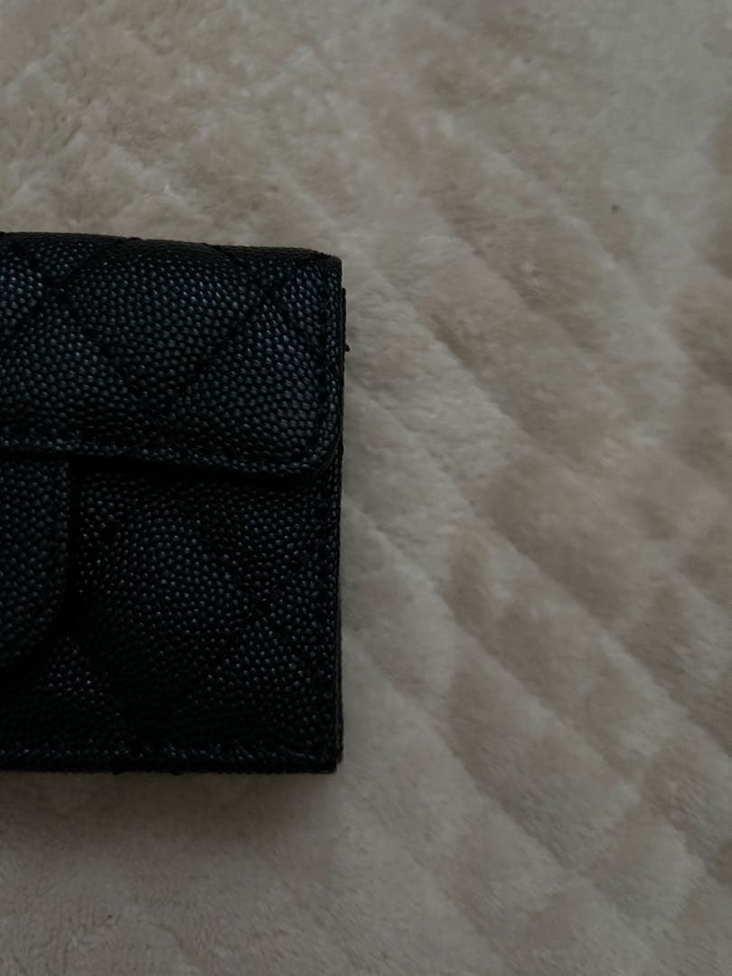 新品未使用CHANEL マトラッセ 三つ折り財布 スモールウォレット