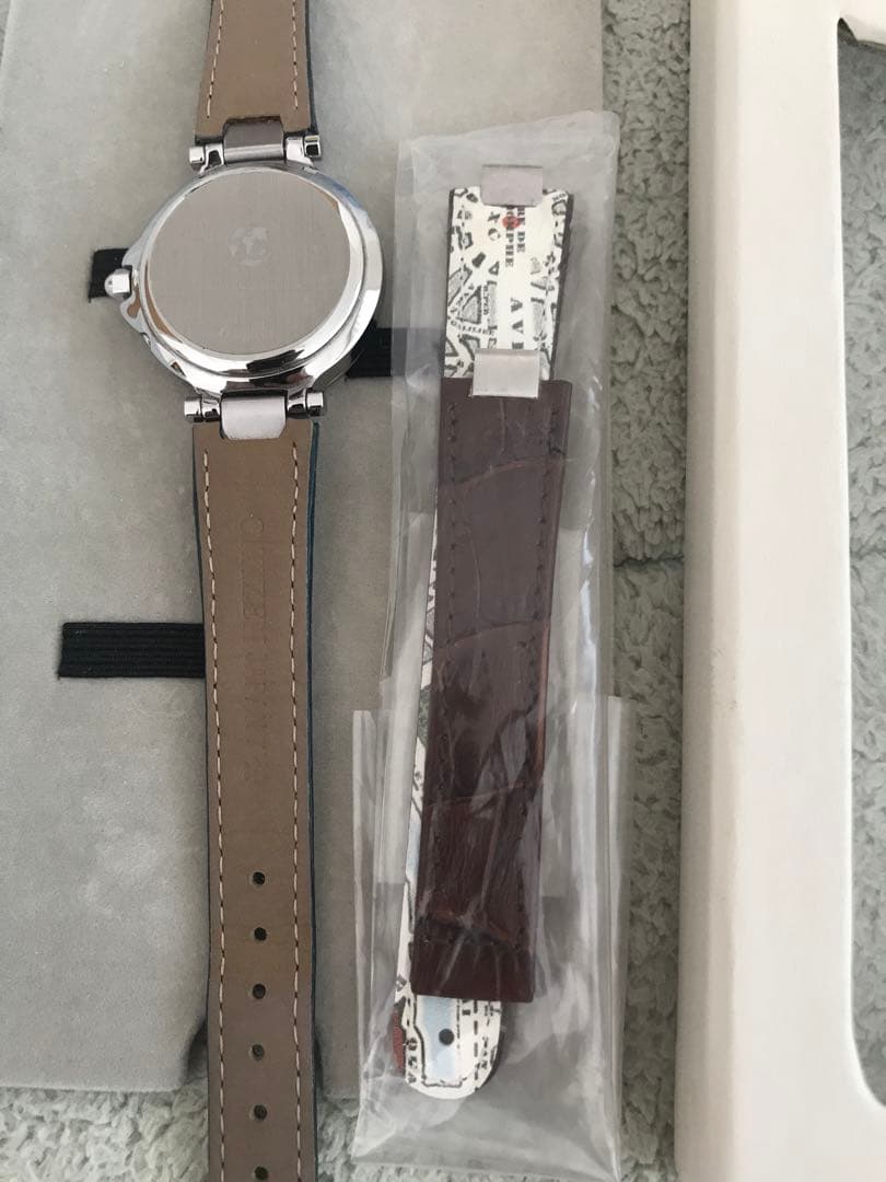 CITIZEN H240-T018220 腕時計 エコドライブ 純正レザーANA