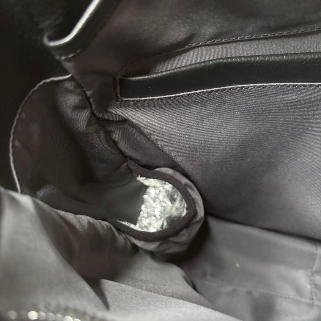 【美品】ブルーシンシア トートバッグ ブラック A4PC レザー ビジネス 通勤