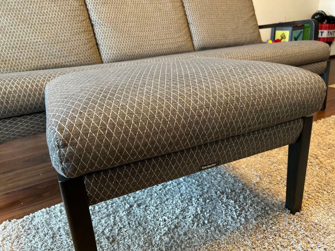 カリモク 3人掛けソファ WU45 オットマンとセットで購入お願いします。