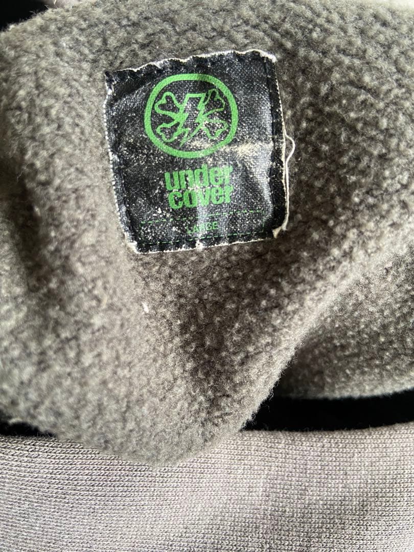 undercover 01ss ノースリーブパーカー Thunder bone