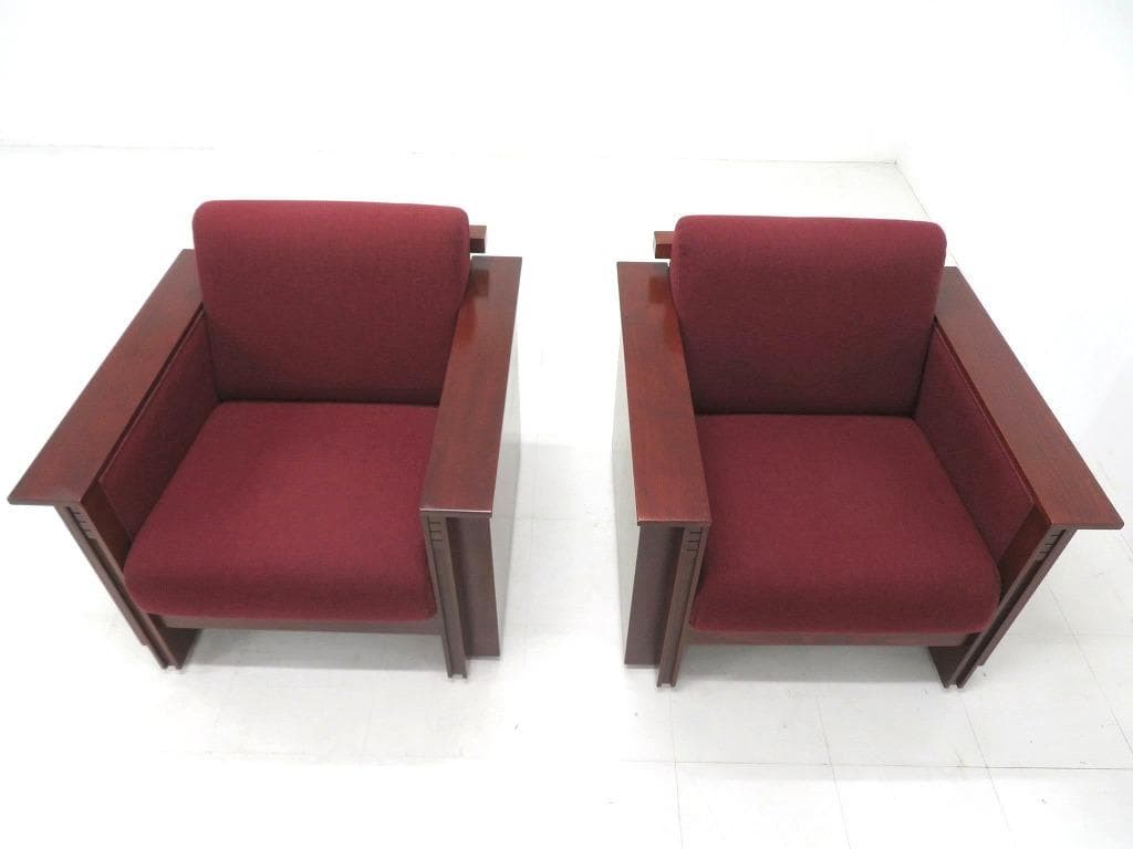 コクヨ　フランクロイドライト　タリアセン　応接　ソファ　テーブル　5点セット