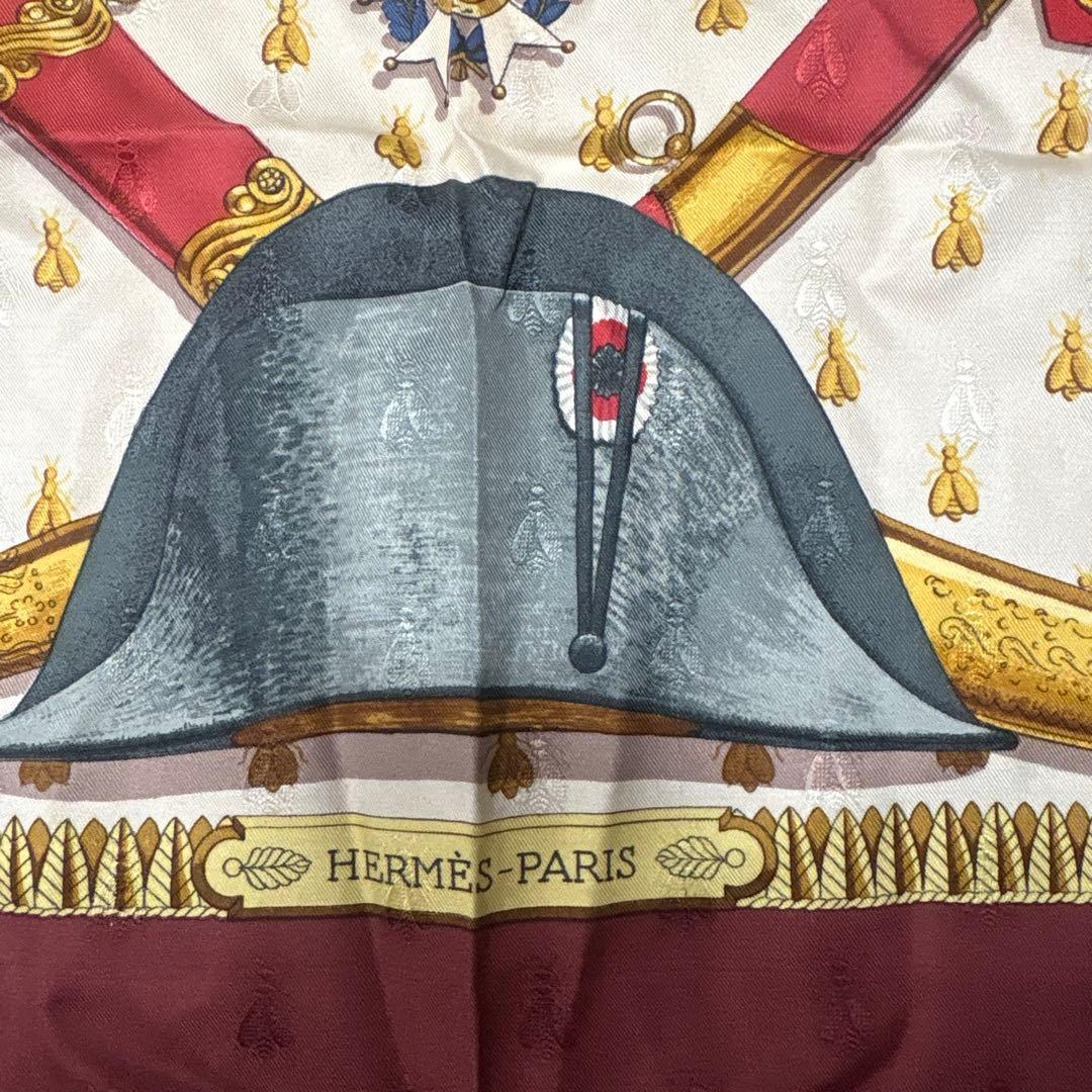 HERMÈS ナポレオン シルクスカーフ 90cm