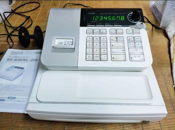 カシオレジスター　SE-S20/NL200　人気機種　送料無料　544401