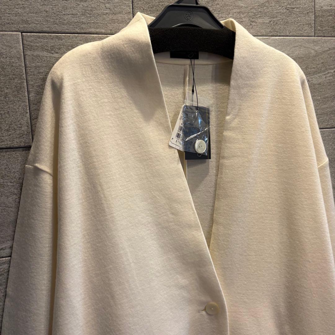 【新品】ヤマダヤ Aga ウールスムースガウンジャケット ウール100%