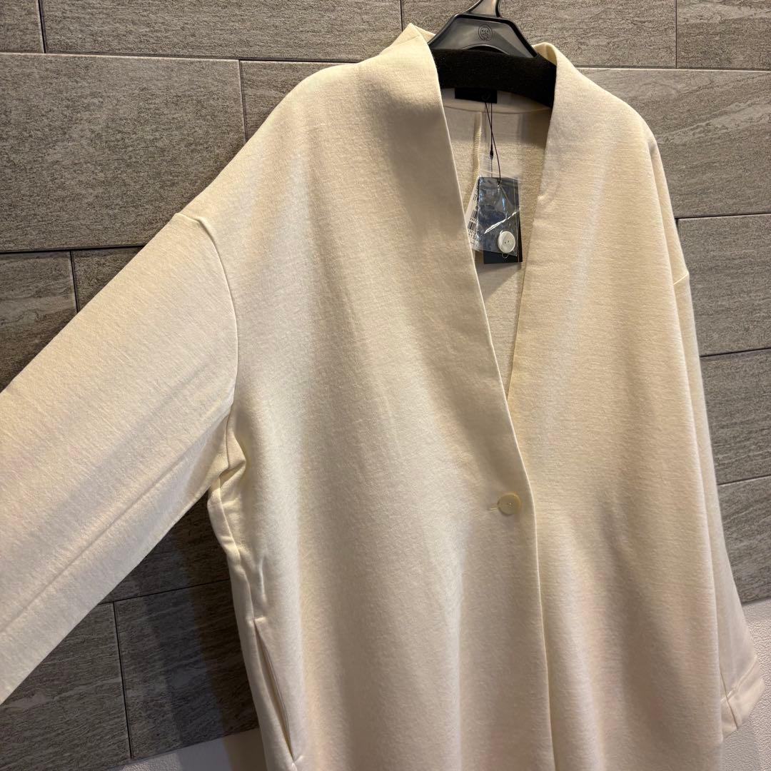 【新品】ヤマダヤ Aga ウールスムースガウンジャケット ウール100%