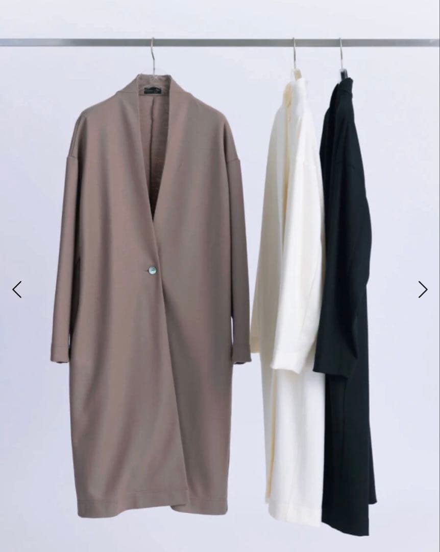 【新品】ヤマダヤ Aga ウールスムースガウンジャケット ウール100%