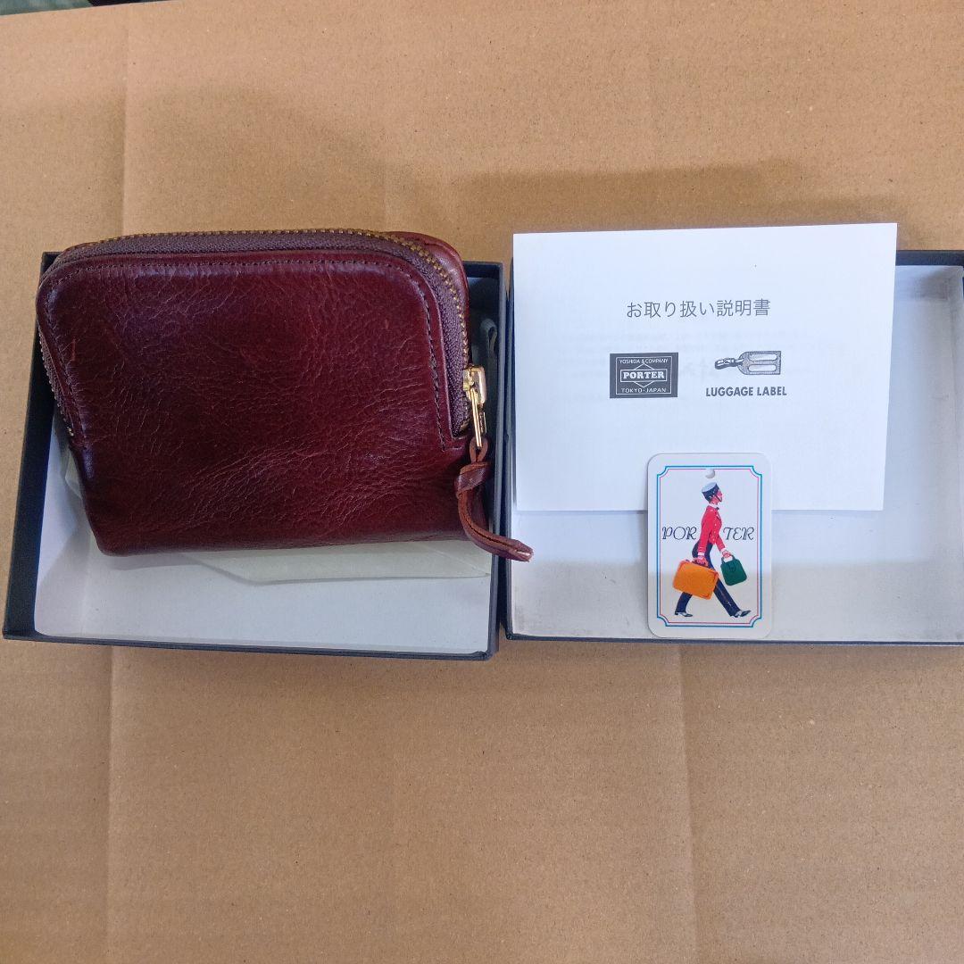 吉田カバン　PORTER　本革二つ折り財布