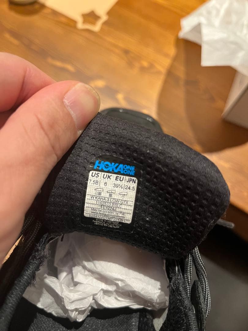 HOKA KAHA3LOW GTX 24.5cm 美品箱付き