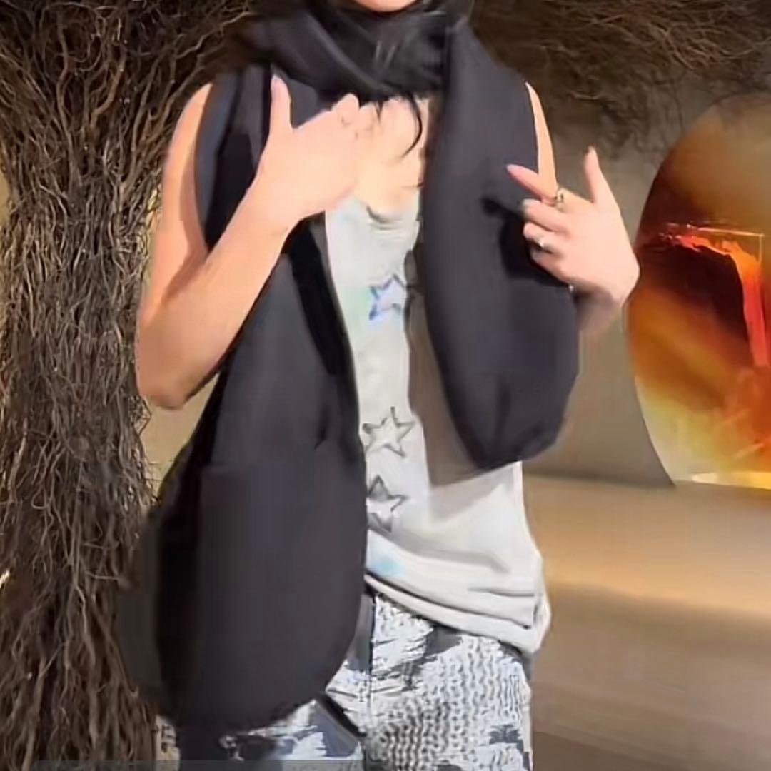 JEAN PAUL GAULTIER グローブマフラー ブラック archive