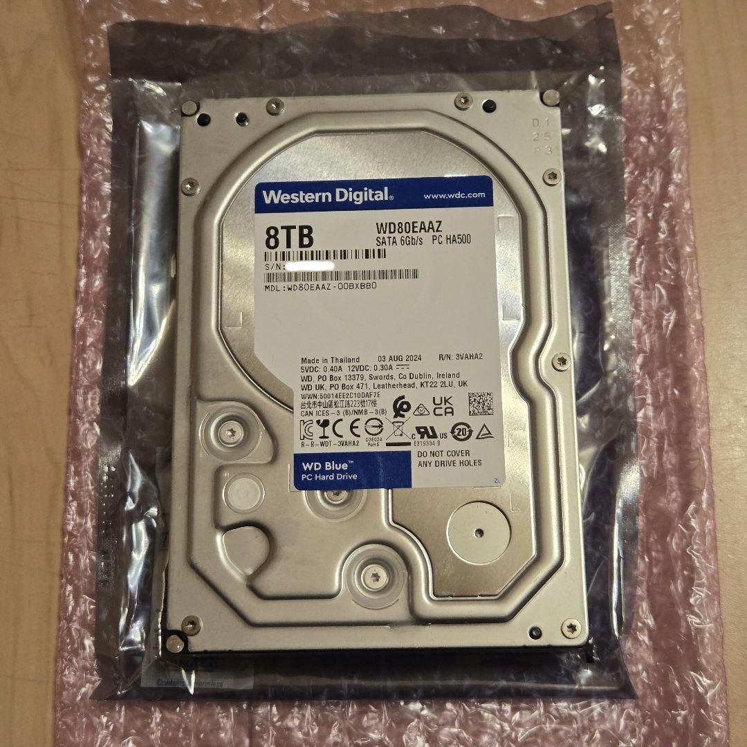 Western Digital WD Blue 内蔵HDD 8TB