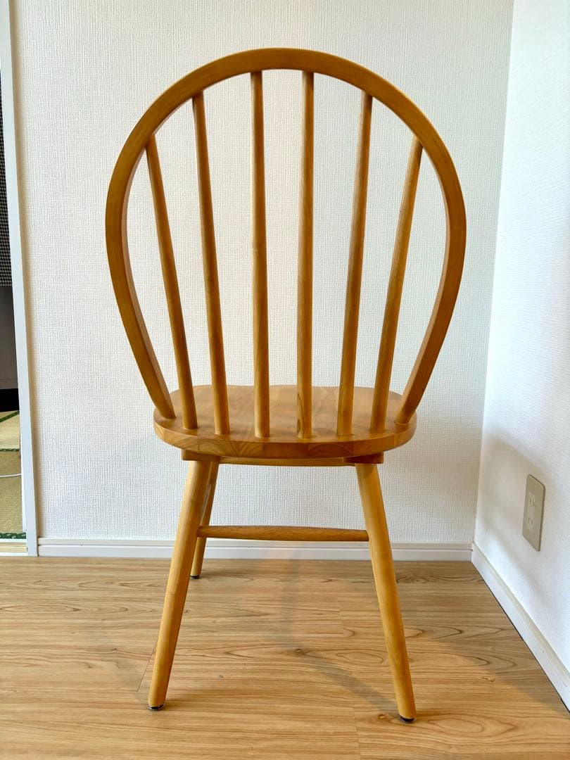 ウィンザーチェア ナチュラル オーク 天然木　ダイニングチェア