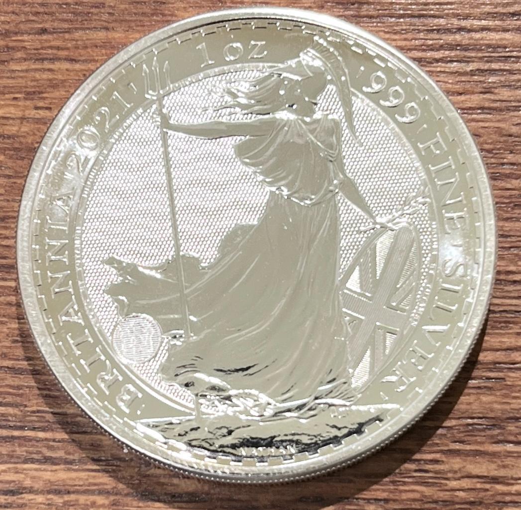 20021年 1oz シルバー ブリタニア 　イギリス