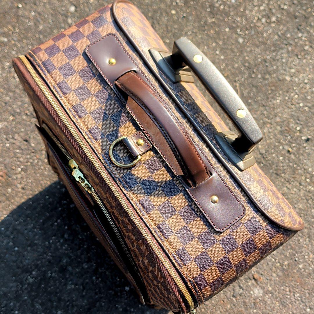 ルイヴィトン ペガス55 キャリーバッグ ダミエ スーツケース ブラウン PVC