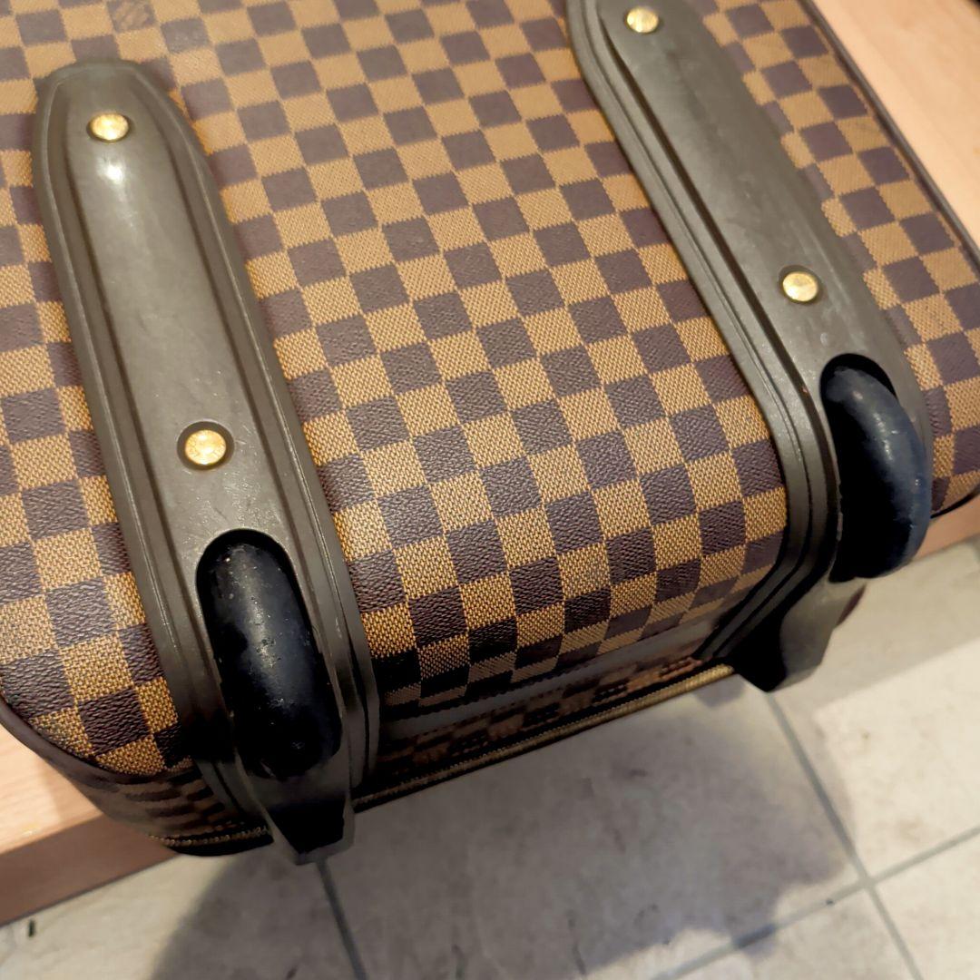 ルイヴィトン ペガス55 キャリーバッグ ダミエ スーツケース ブラウン PVC