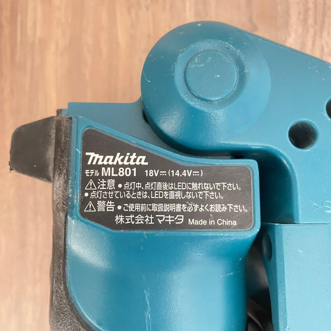 マキタ LED ワークライト ハンディライト ＭＬ801 バッテリー
