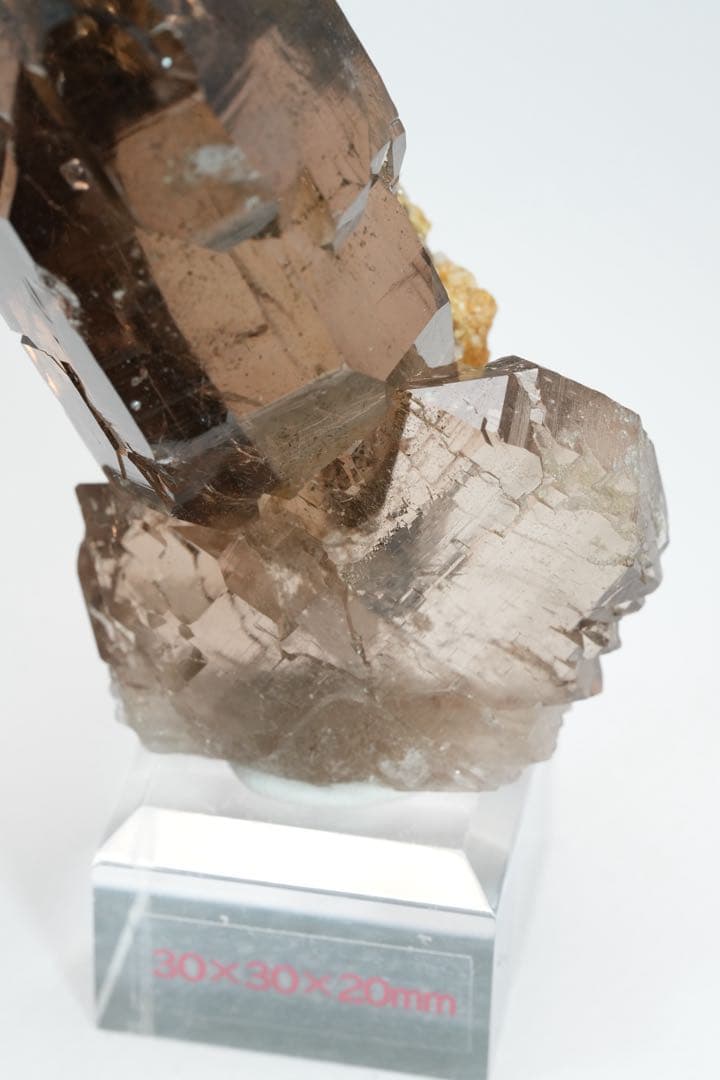 【両剣水晶on グインデル】 Gwindel フランス産 77×50×32mm