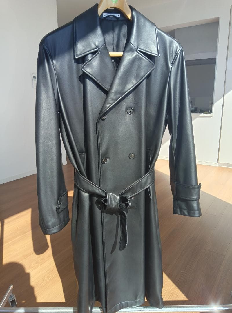 ［着用10回未満］ZARAコート　ブラック / サイズ : XL