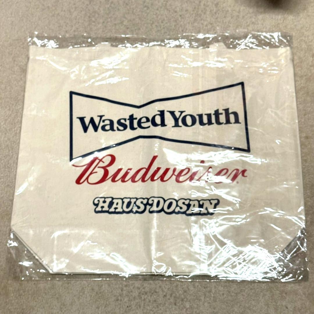韓国限定 VERDY Wasted Youth Budweiser トートバッグ