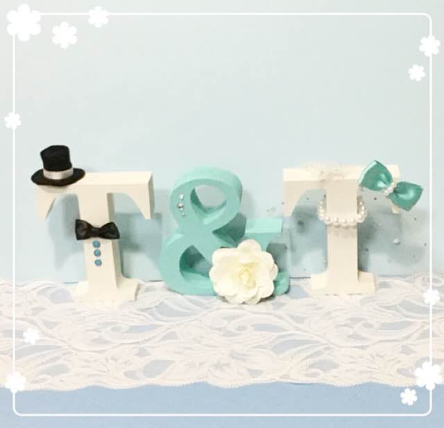 Kelly様確認用♡ウエディングバージョン・イニシャルオブジェ