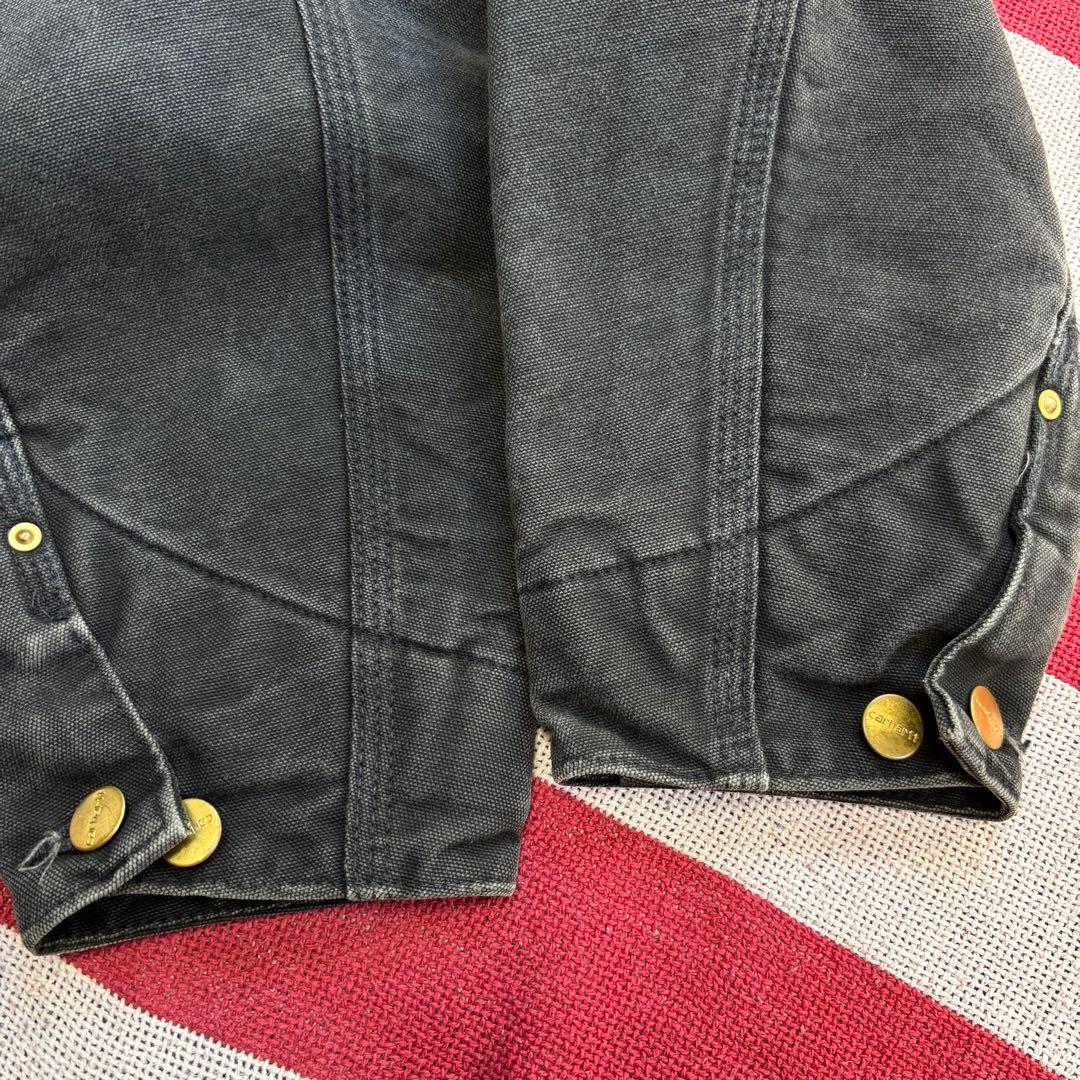 90s USA製 カーハート C01 BLK ダック チョアコート 黒 44 L