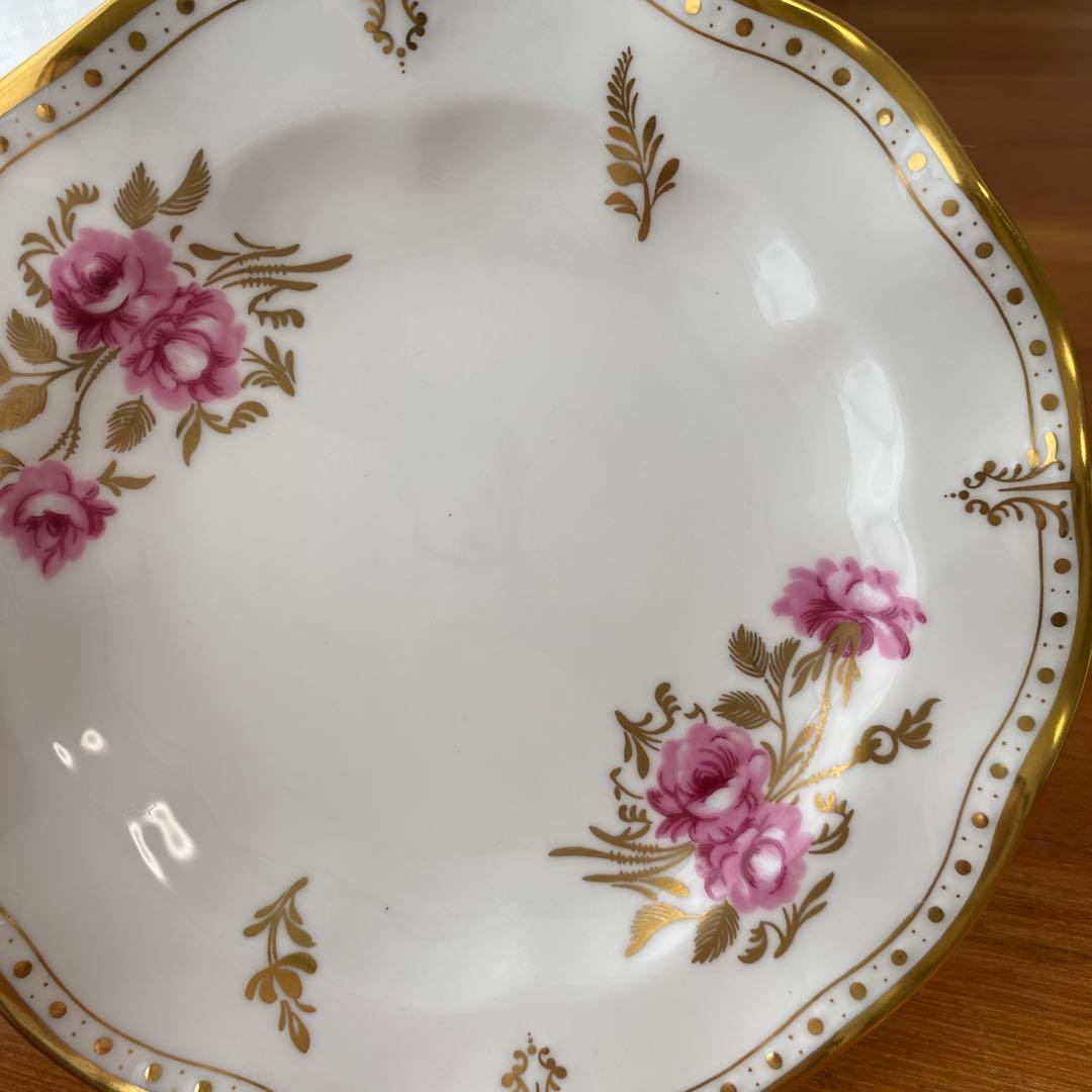 ロイヤルクラウンダービー　ピンクストンローズ　15cm プレート　2枚