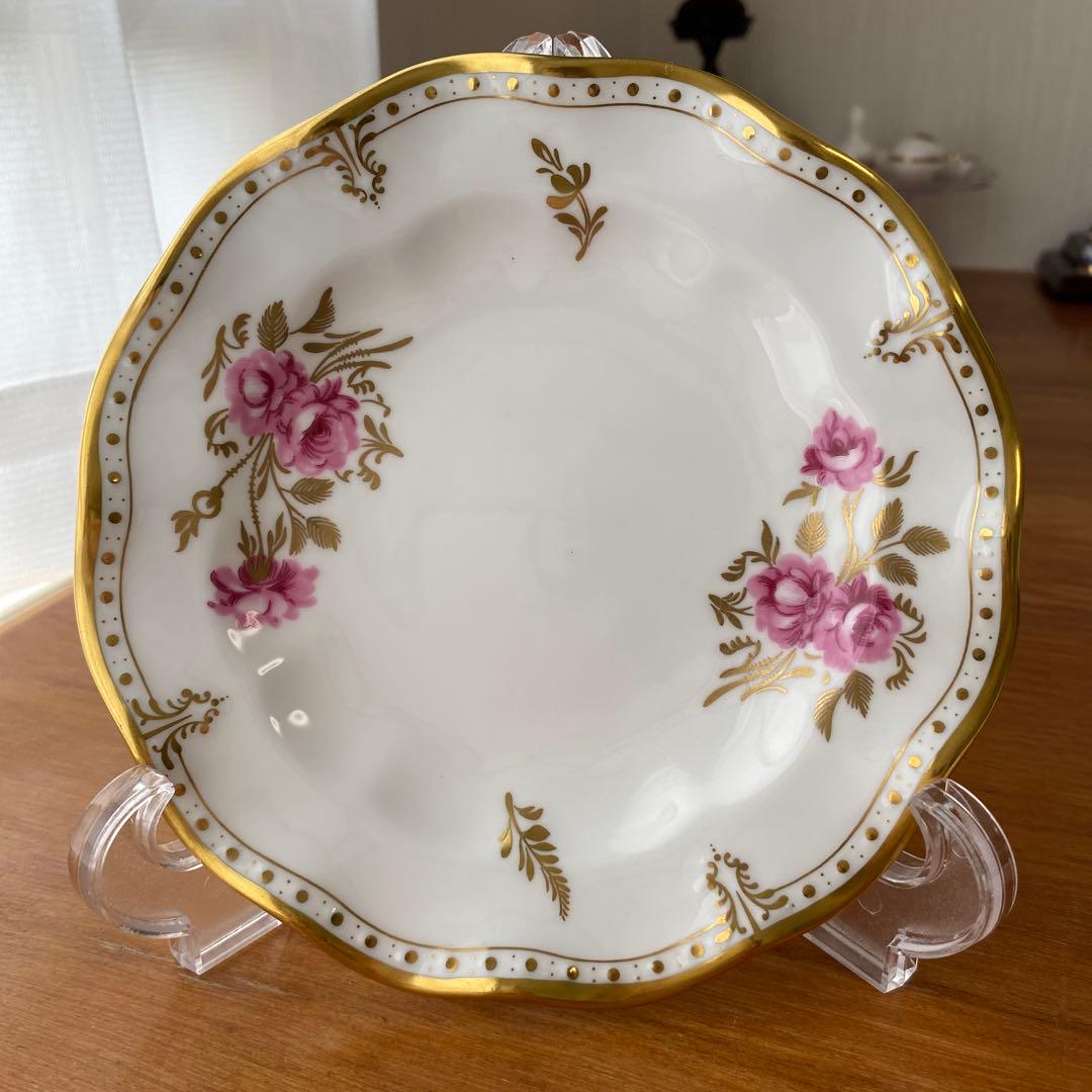 ロイヤルクラウンダービー　ピンクストンローズ　15cm プレート　2枚