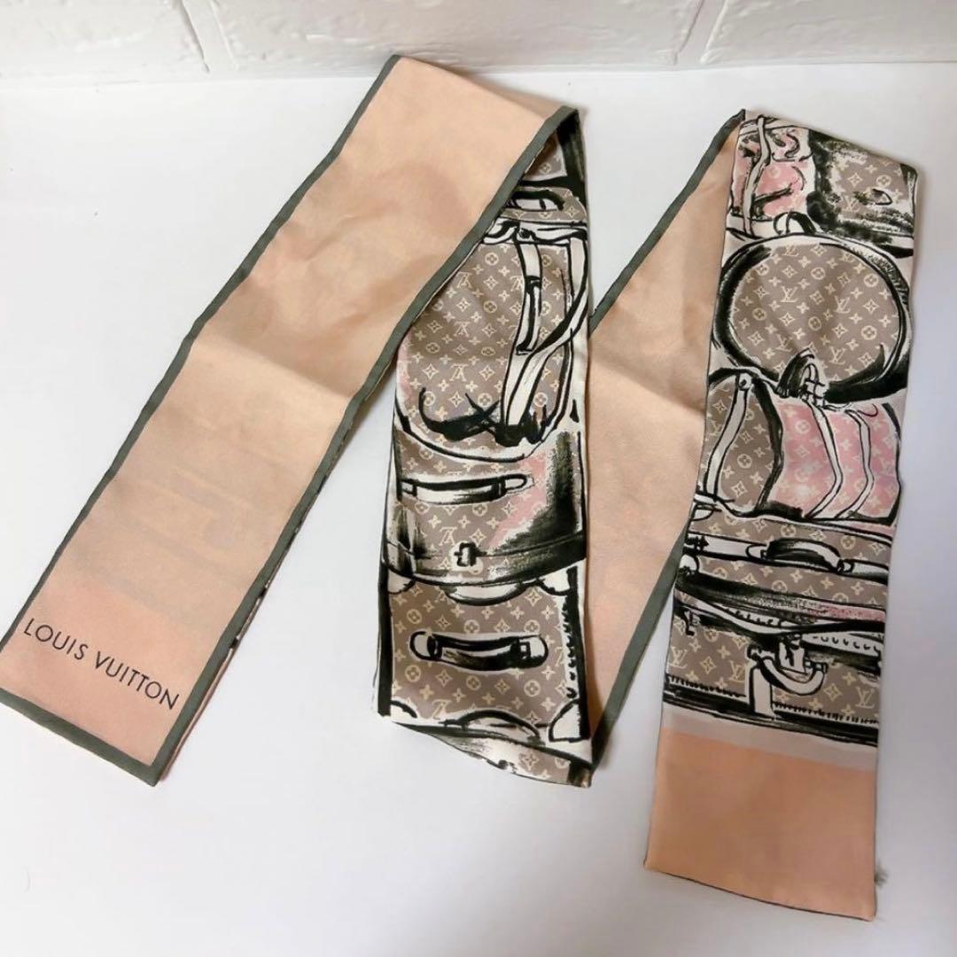 LOUIS VUITTON バッグモチーフ スカーフ