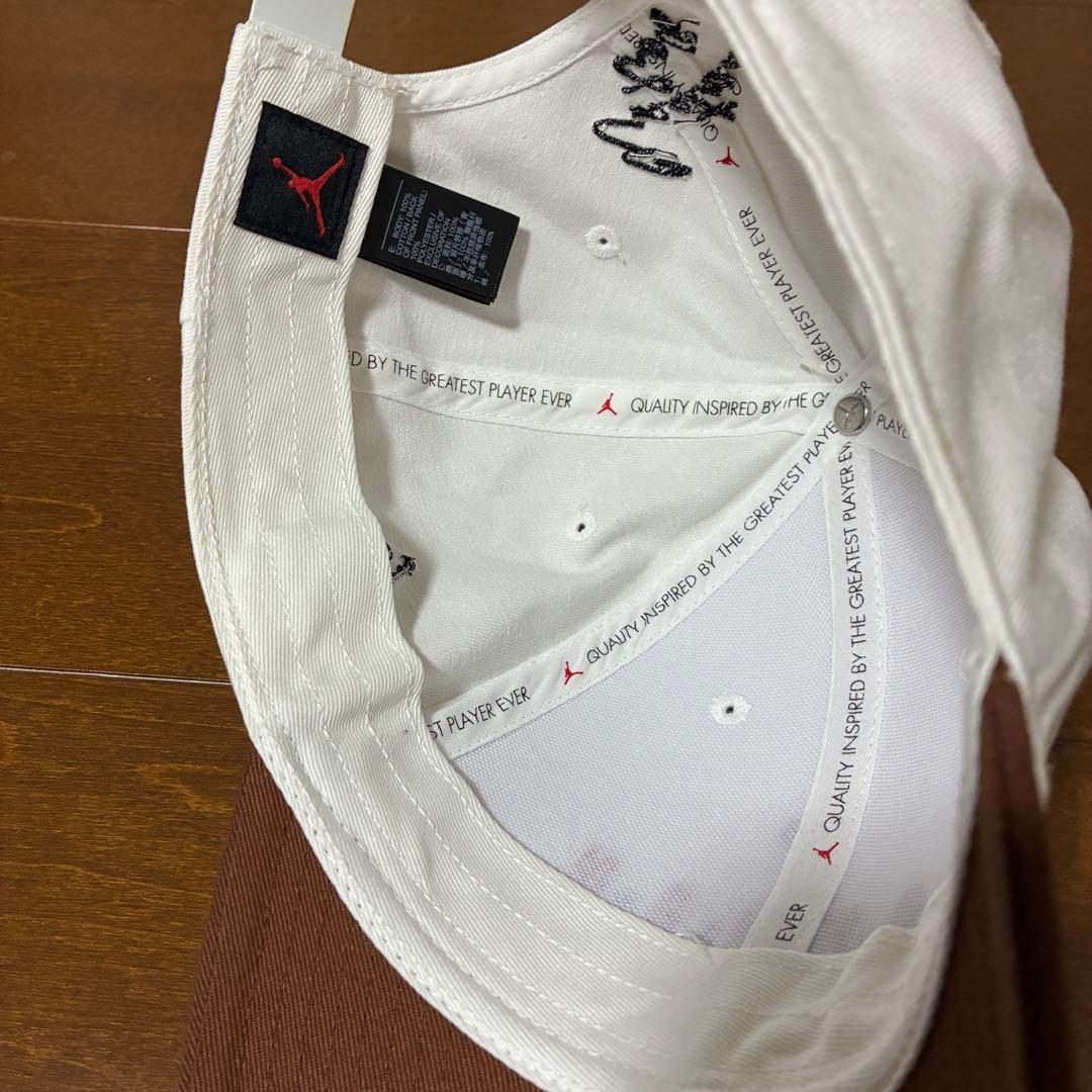 ジョーダン×イーストサイドゴルフ キャップ 美品 ホワイト / ブラウン