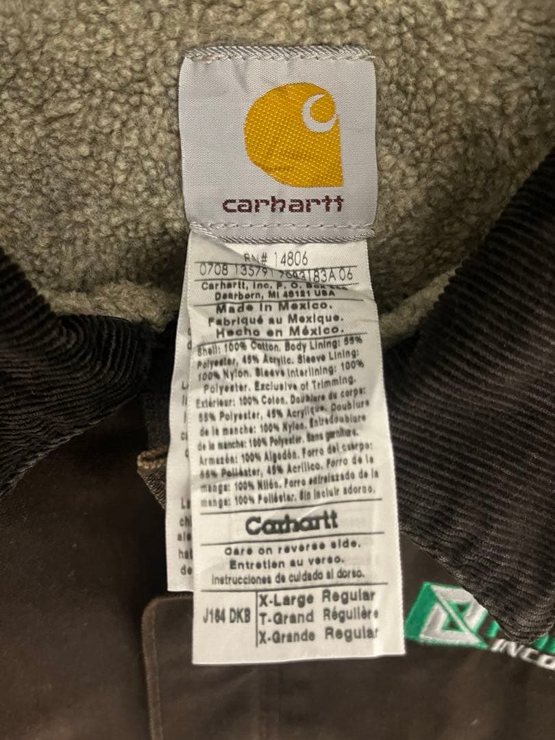 け*ー様 カーハートトラディショナルジャケット　J164 DKB XL .