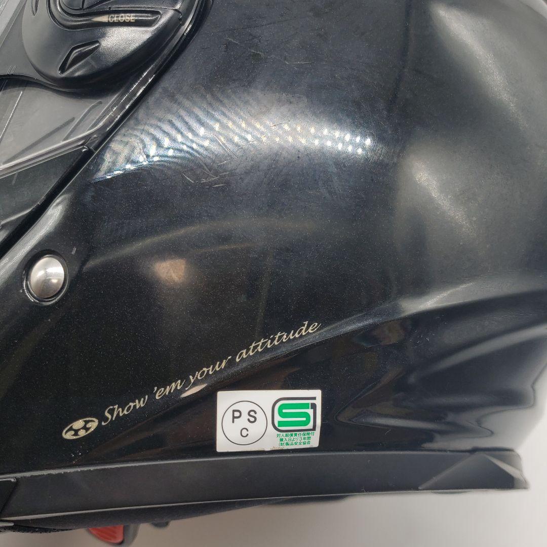 【希少】オーギーケーカブト　VALER　システムヘルメット　Lサイズ　黒