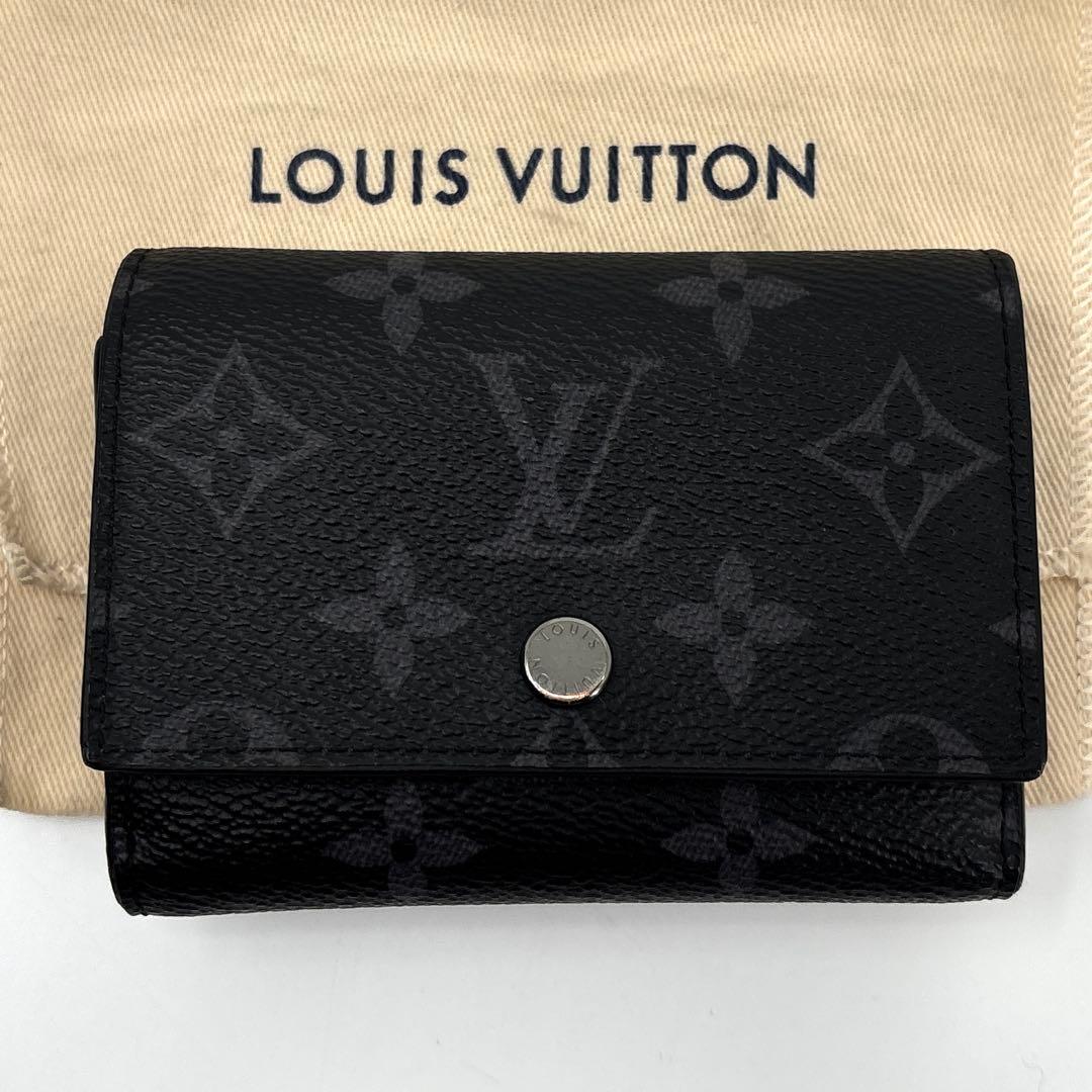 極美品　ヴィトン モノグラムエクリプス ヴィクターウォレット 財布　M12598