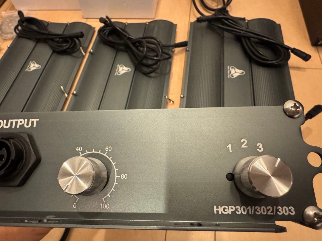 HGP-303 Helios Green LED PRO3枚、LEDドライバー付