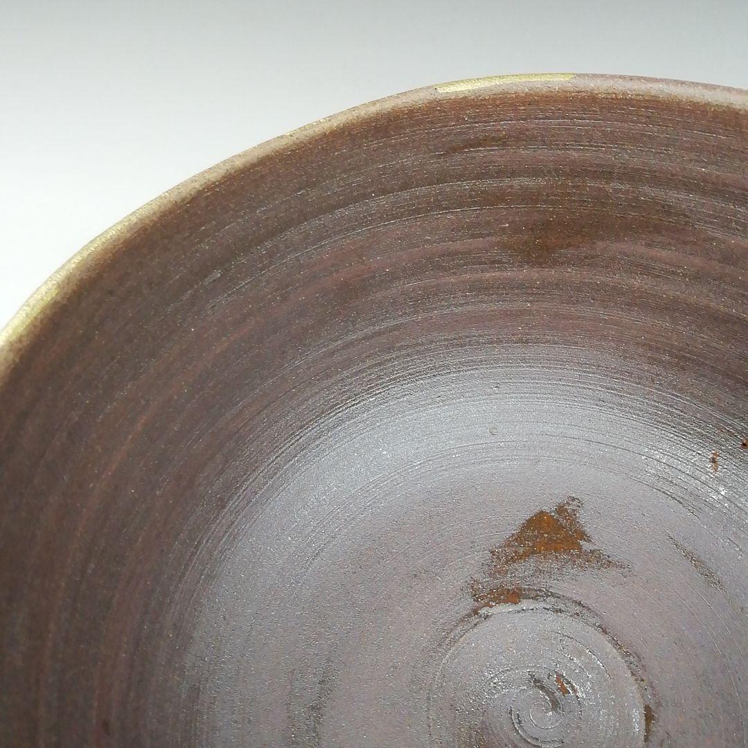 Ｗ１８３　茶碗　『扇面草花絵』『山澤松篁 造』　共箱　抹茶碗　茶道具