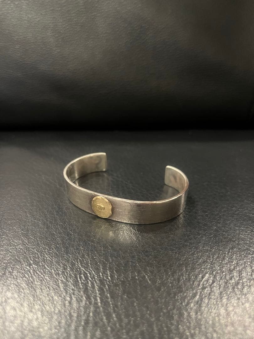 goro's風 シルバー 18K バングル ゴールドメタル付き ゴローズ風