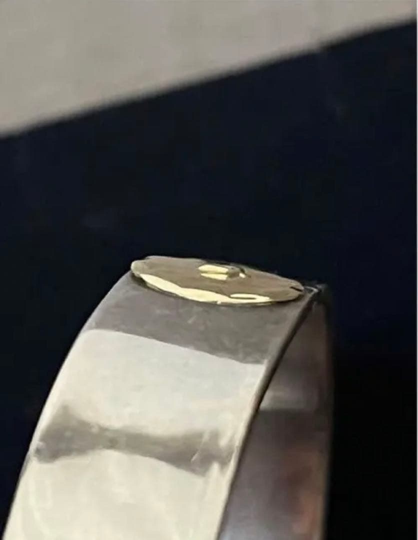 goro's風 シルバー 18K バングル ゴールドメタル付き ゴローズ風