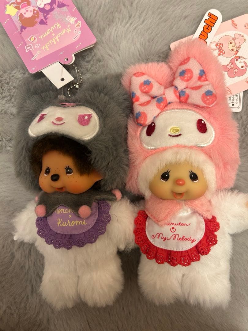 モンチッチ×クロミ チムたん×マイメロディ キーチェーン