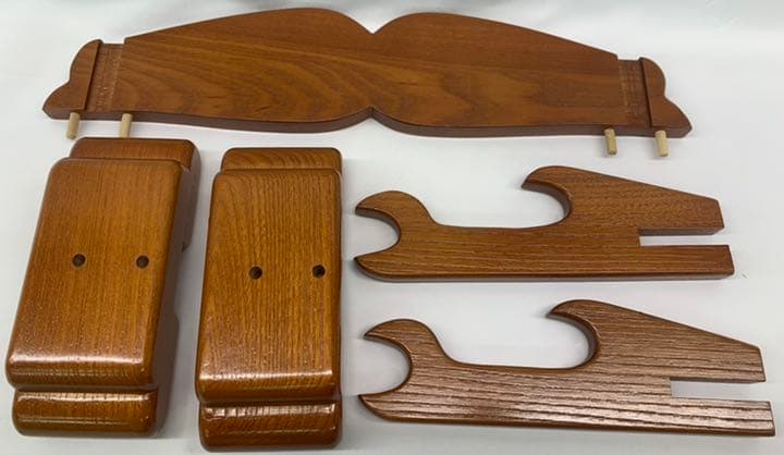 大小太刀飾り　550584-01 木製台　兜飾り　鎧飾り　五月人形　道具