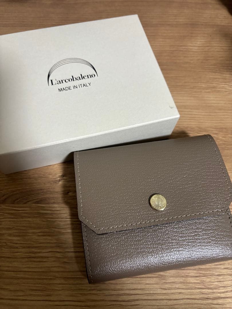 専用　L'arcobaleno ブラウン 三つ折り財布