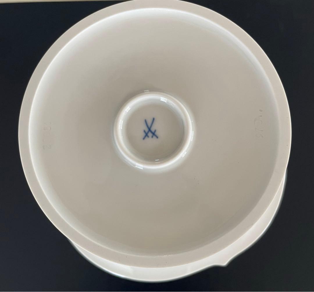 マイセン 波の戯れ 脚付きボウル コンポート　フルーツスタンドアフタヌーンティー