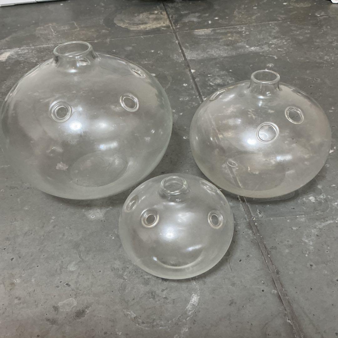 ホルムガード製　マイケル・バング１９７３- 数年　フラワベース3個セット