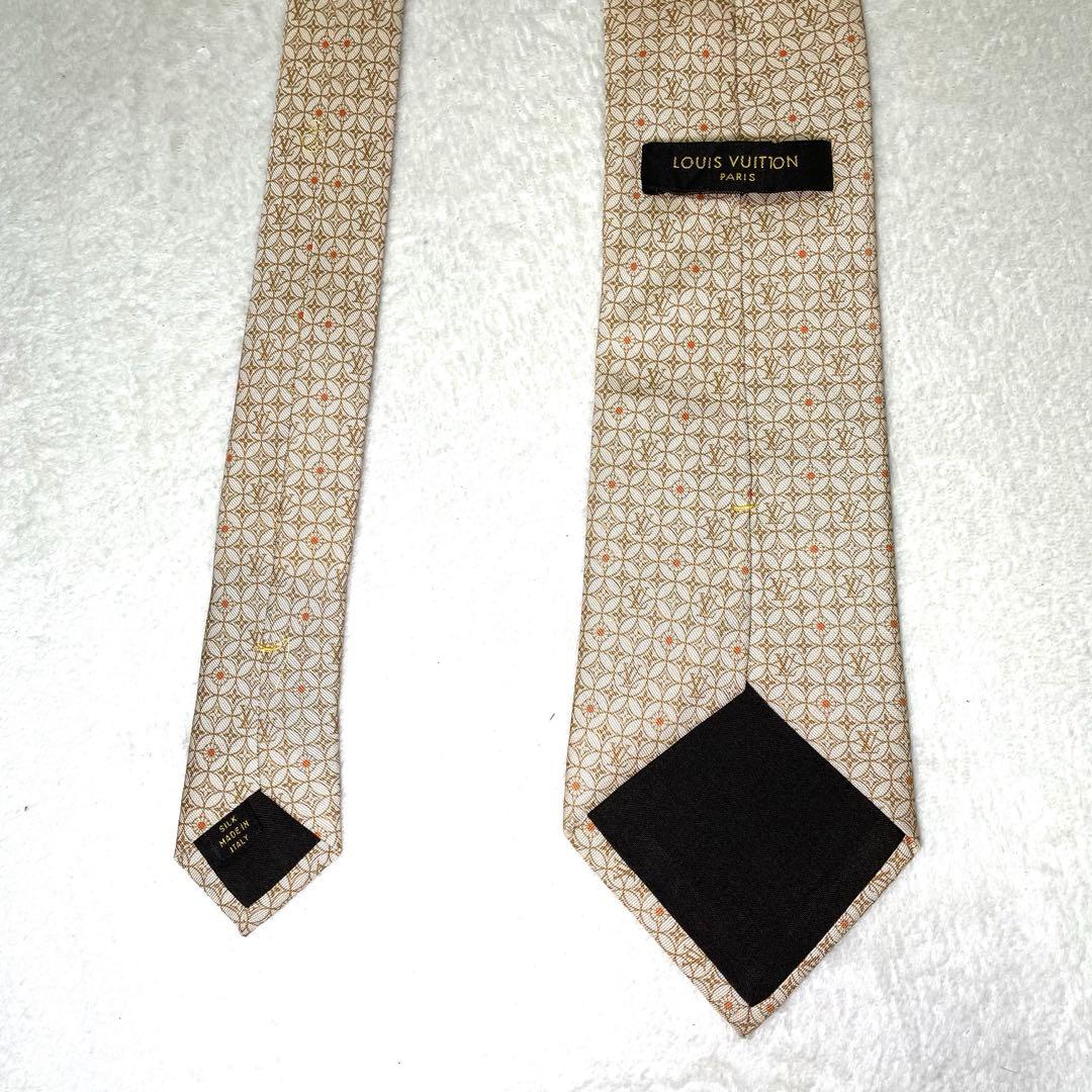 美品! ルイヴィトン LOUIS VOITTON ネクタイ モノグラム・LVロゴ