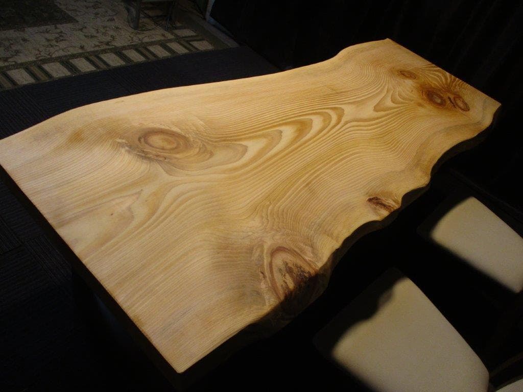 # 625 ■　樅　モミ　テーブル　ダイニング　カウンター　座卓　一枚板