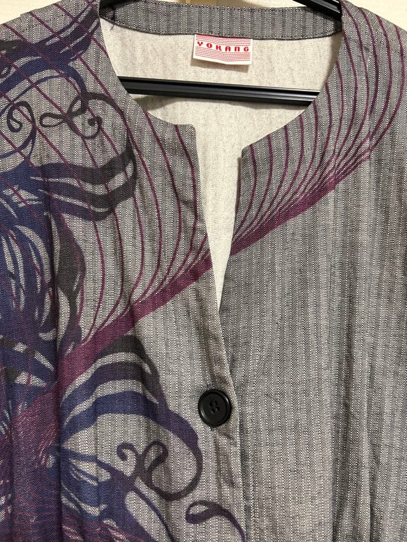 yokang リリーハディット柄ワンピース　ヨーカン